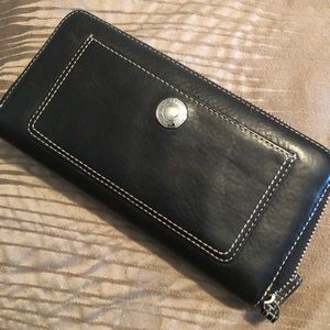 Coach Zip Accordion Wallet